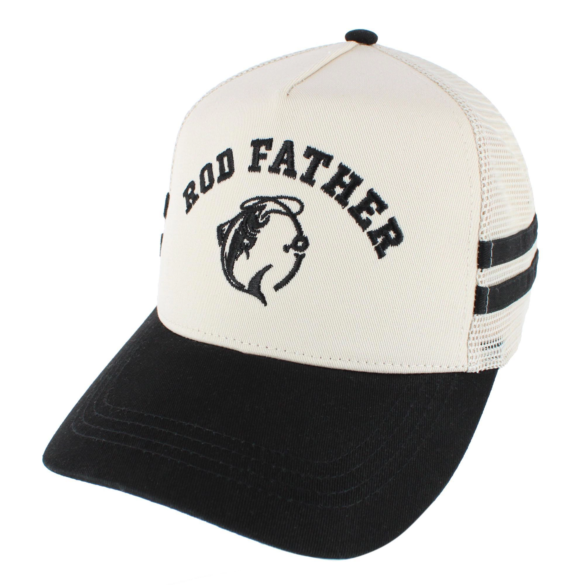 CTM Men's Rod Father Fishing Emboridered Trucker Hat