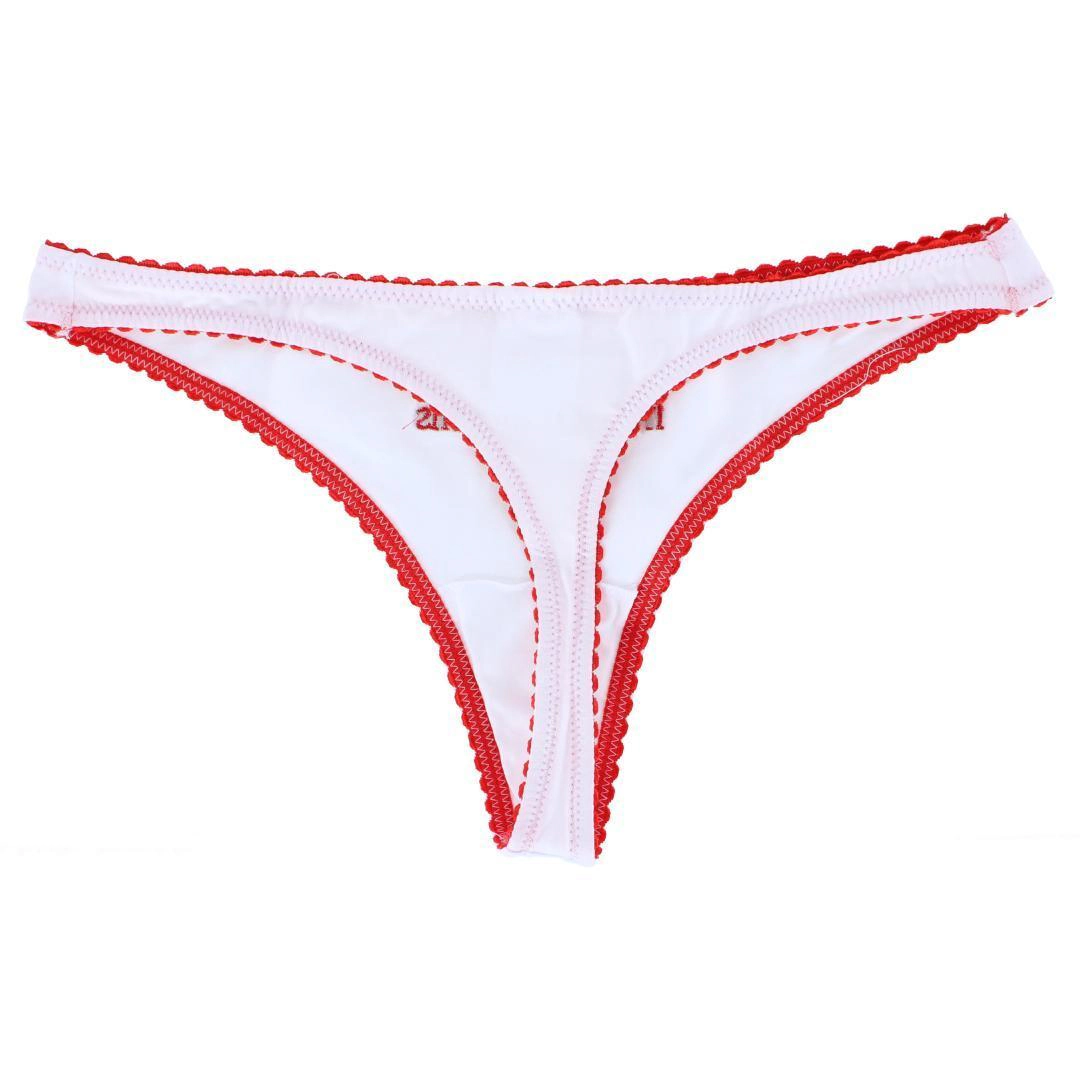 CTM Women's In Your Dreams Scallop Trim Panty