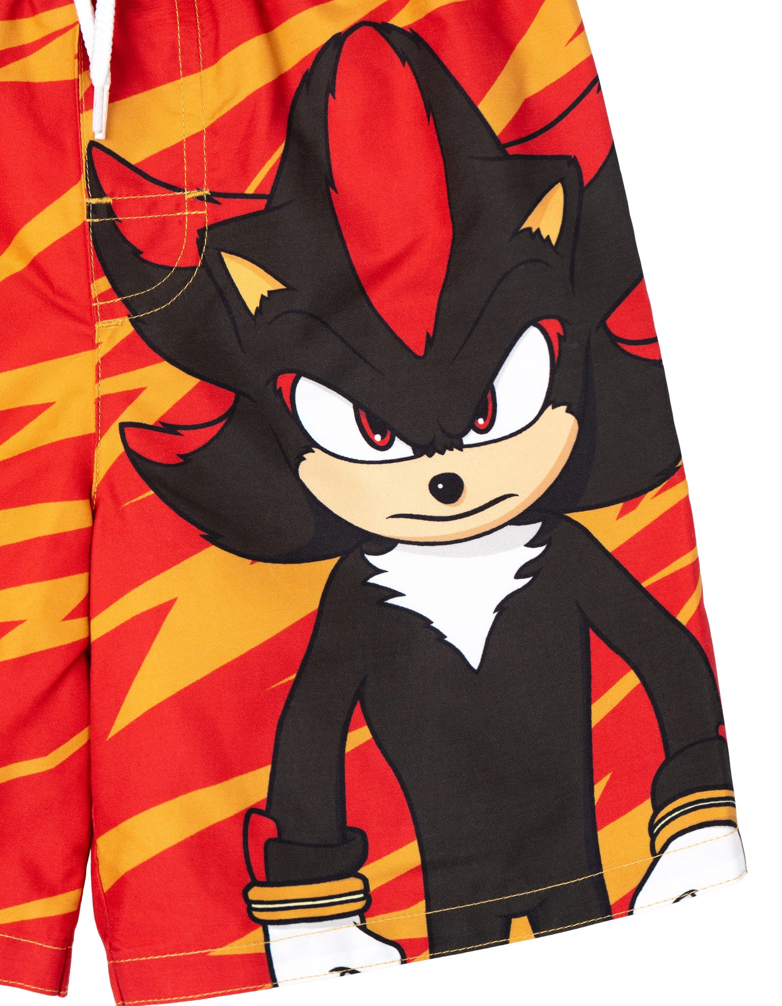 SEGA Sonic the Hedgehog Boys' 2-Piece Swimwear Rash Guard and Swim Trunks Set