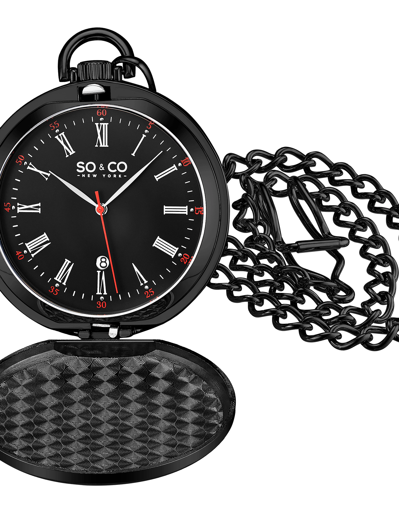 SO&CO 5596 49mm Classic Pocket Watch