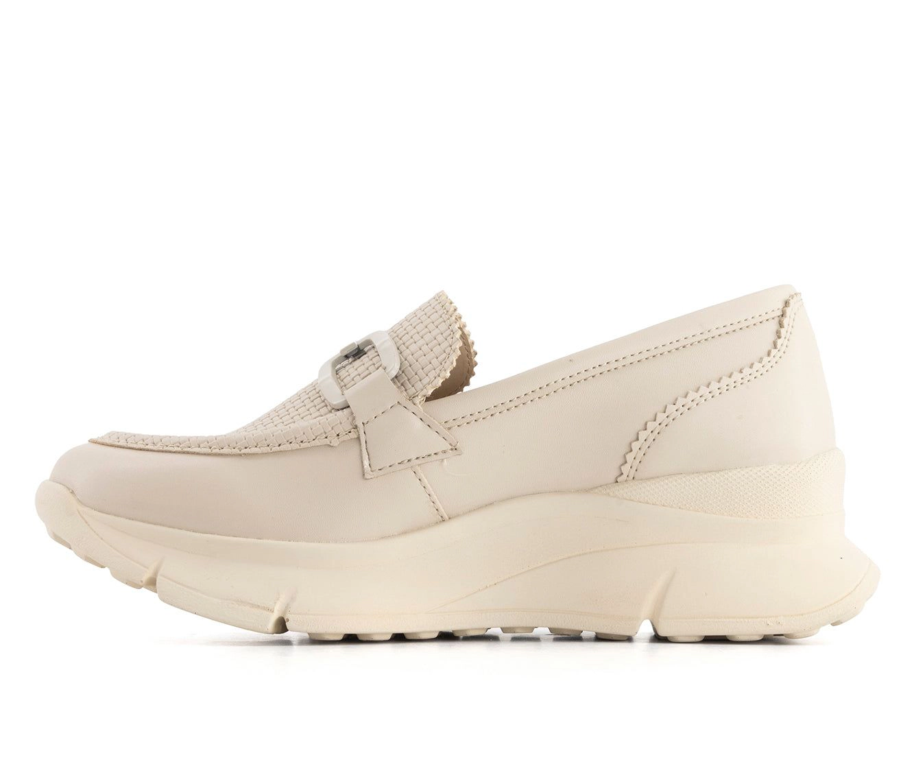 Andrea Womens Chunky Sole Penny Loafers