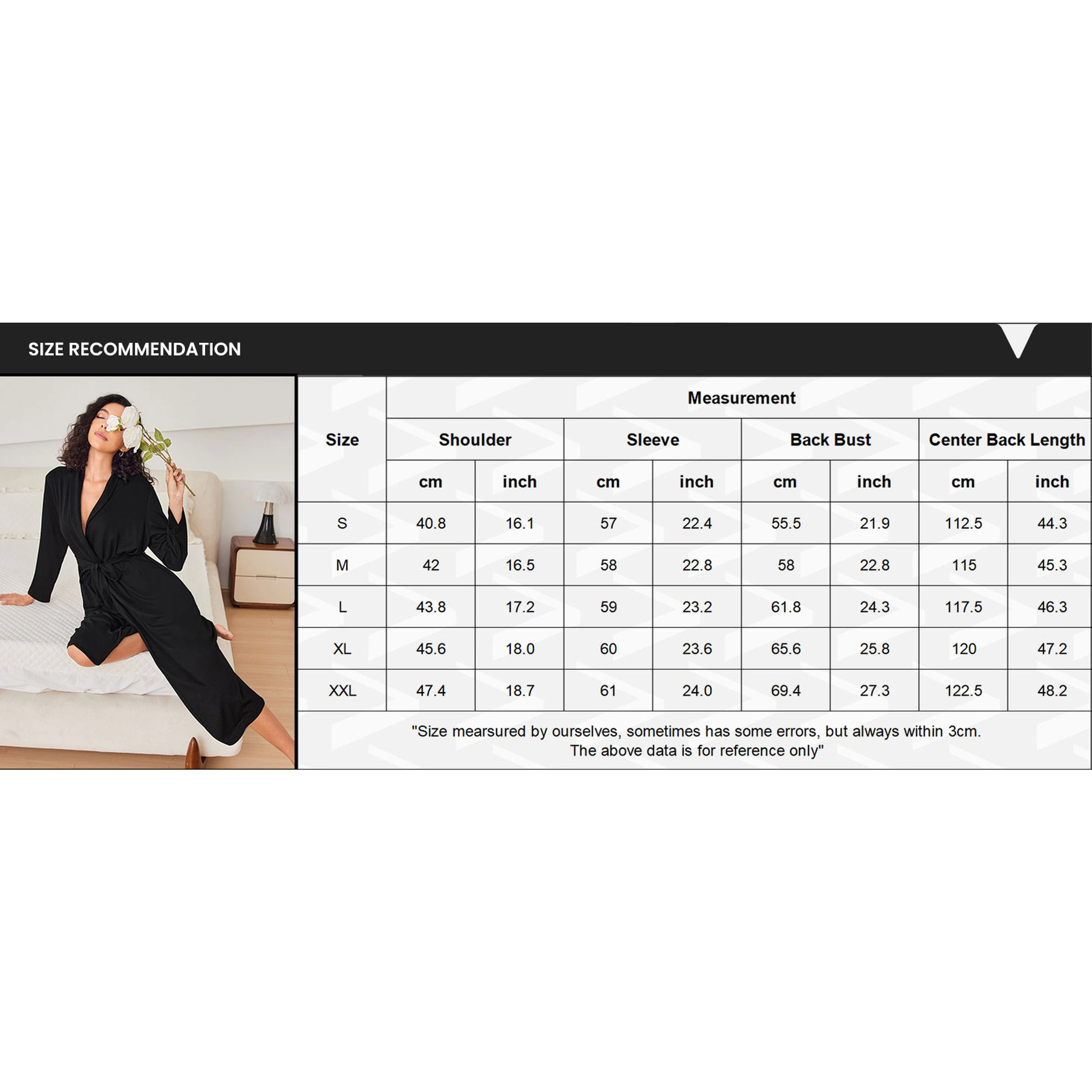 Ekouaer Robes for Women Long Sleeve Knit Kimono Bathrobe Soft Lightweight Loungewear Ladies Cotton