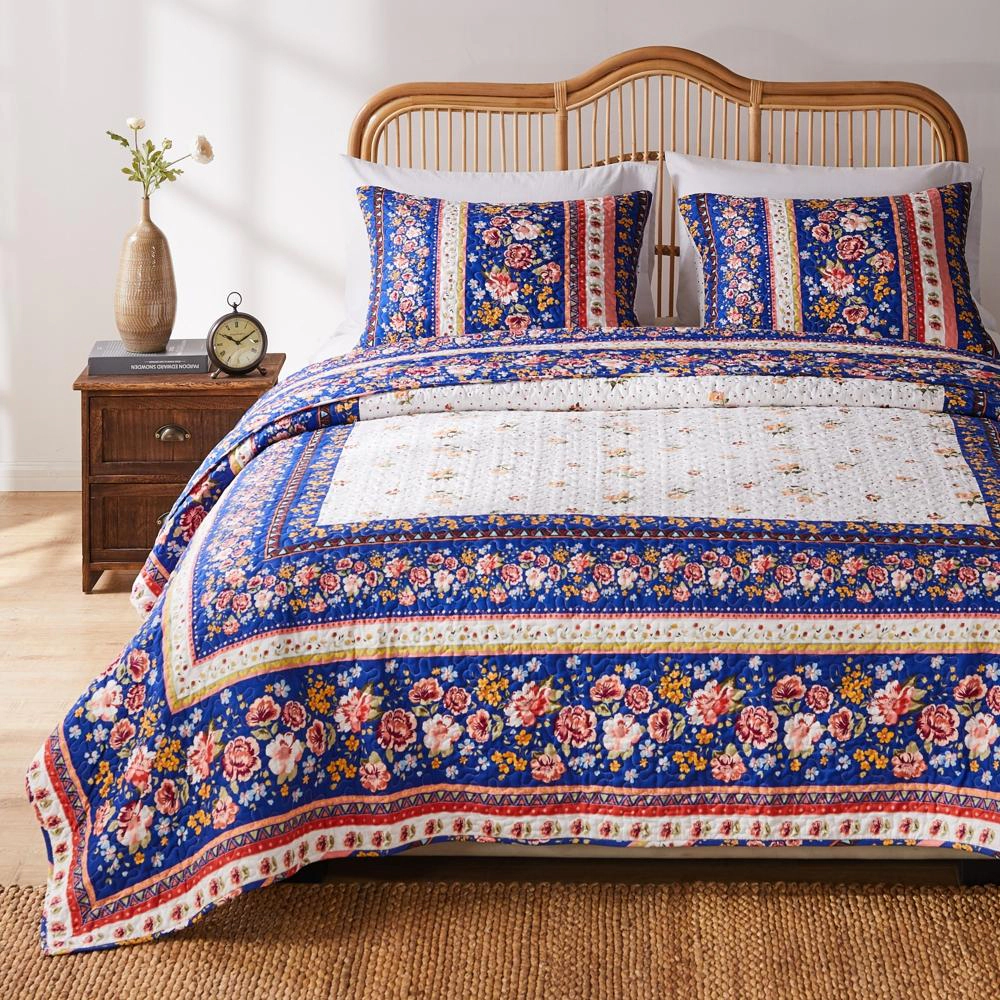 Greenland Home Fashions Marsha Quilt and Pillow Sham Set