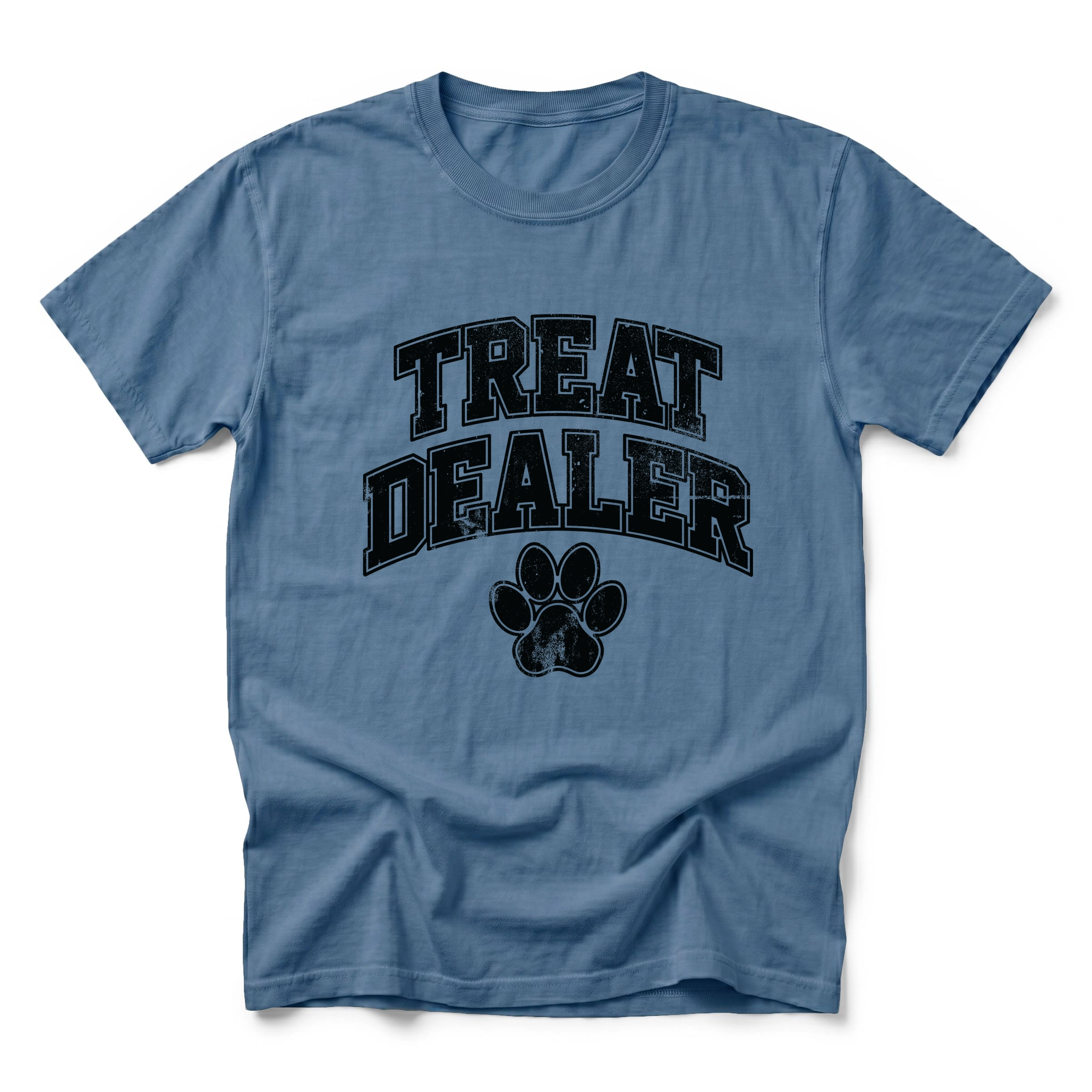 Simply Sage Market - Treat Dealer Paw Men's Garment Dyed Graphic T-Shirt