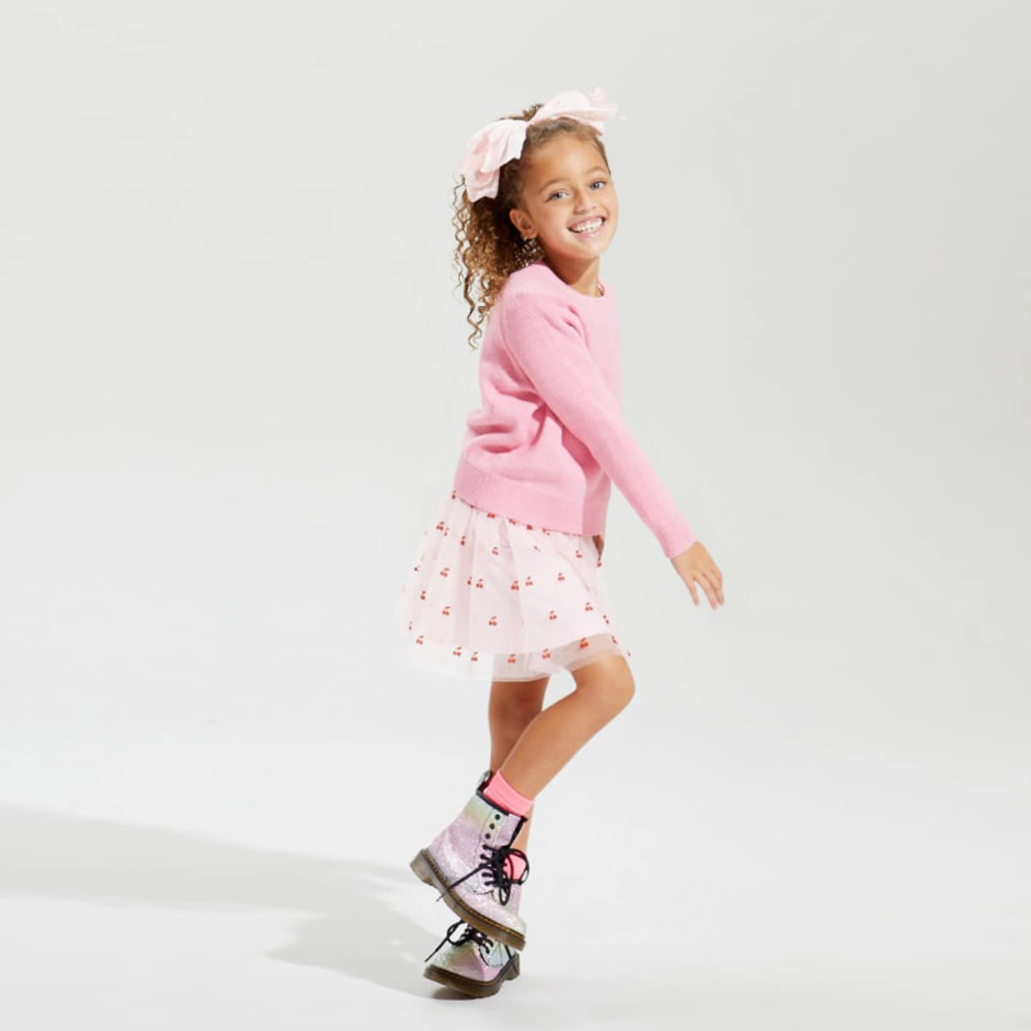Rockets of Awesome Cherry Tulle Skirt for Girls