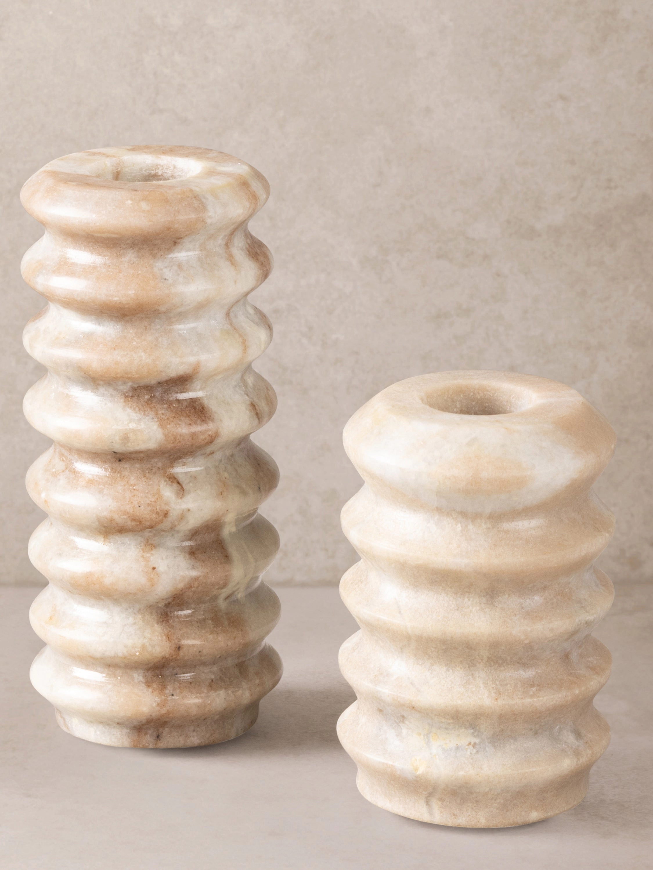 GAURI KOHLI Tracey Onyx Taper Candle Holders