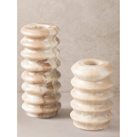 GAURI KOHLI Tracey Onyx Taper Candle Holders