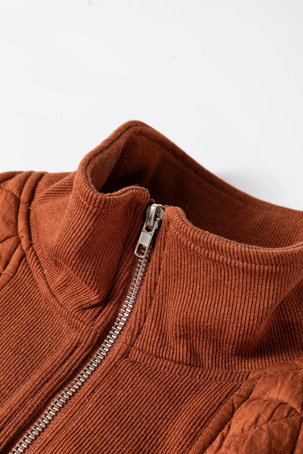Threaded Pear Women's Yavita Half Zipped Loose Sweatshirt