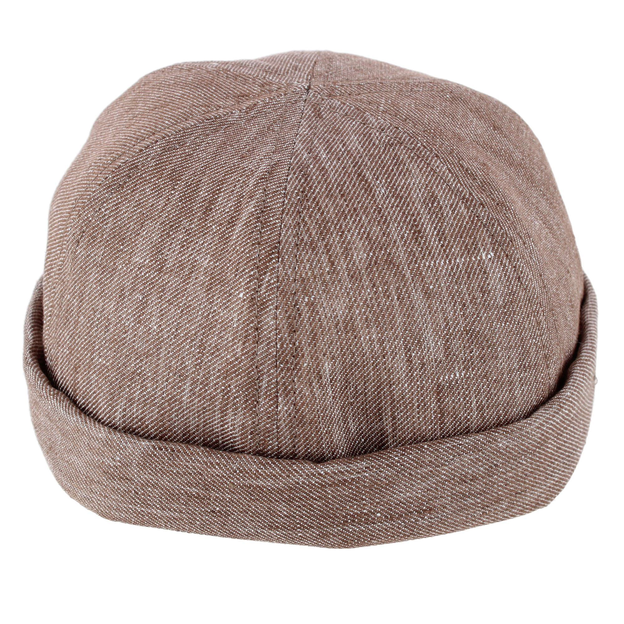 Wigens Men's Denim Linen Docker Cap