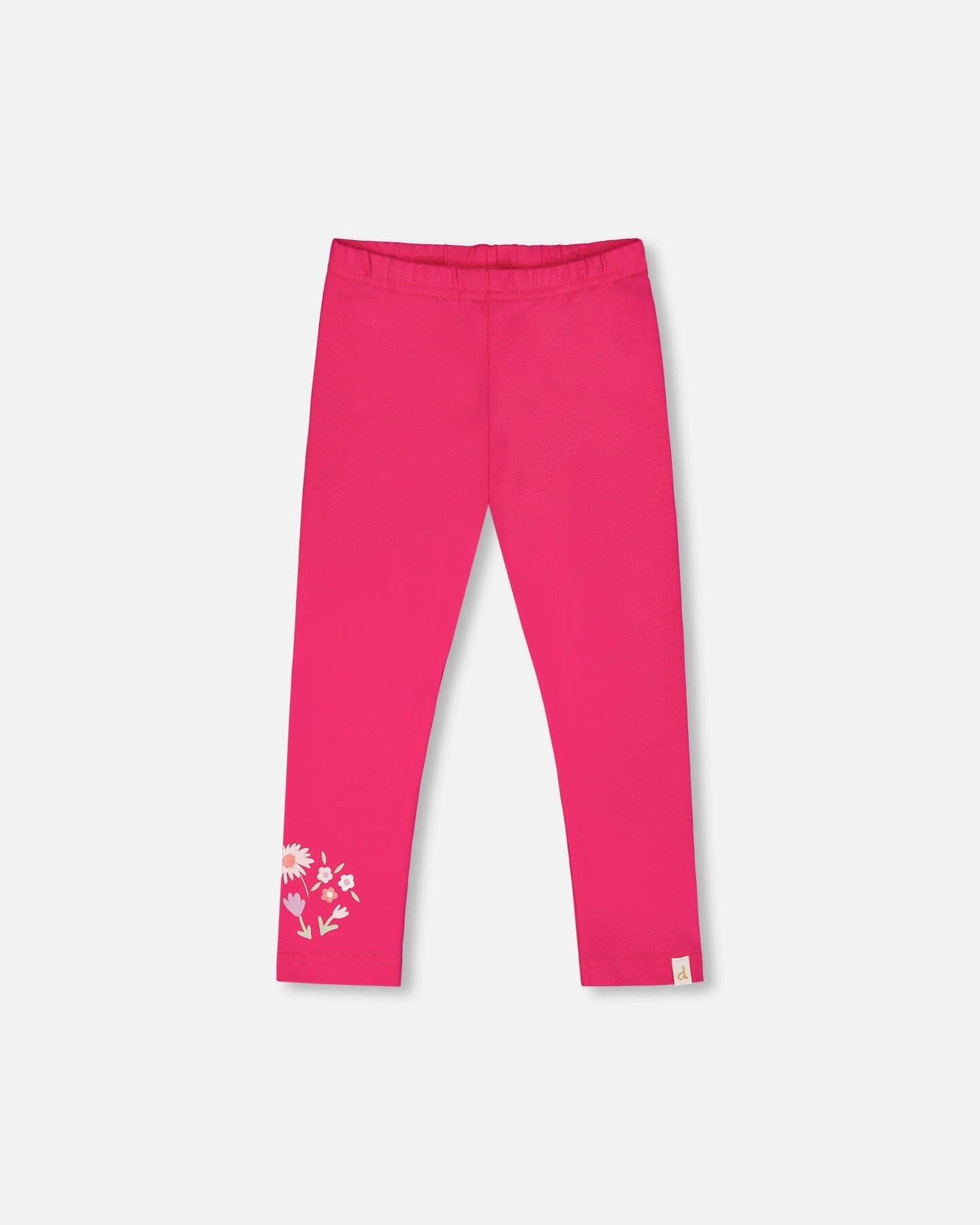 Deux par Deux Girls Elastic Waist Organic Cotton Jersey Legging