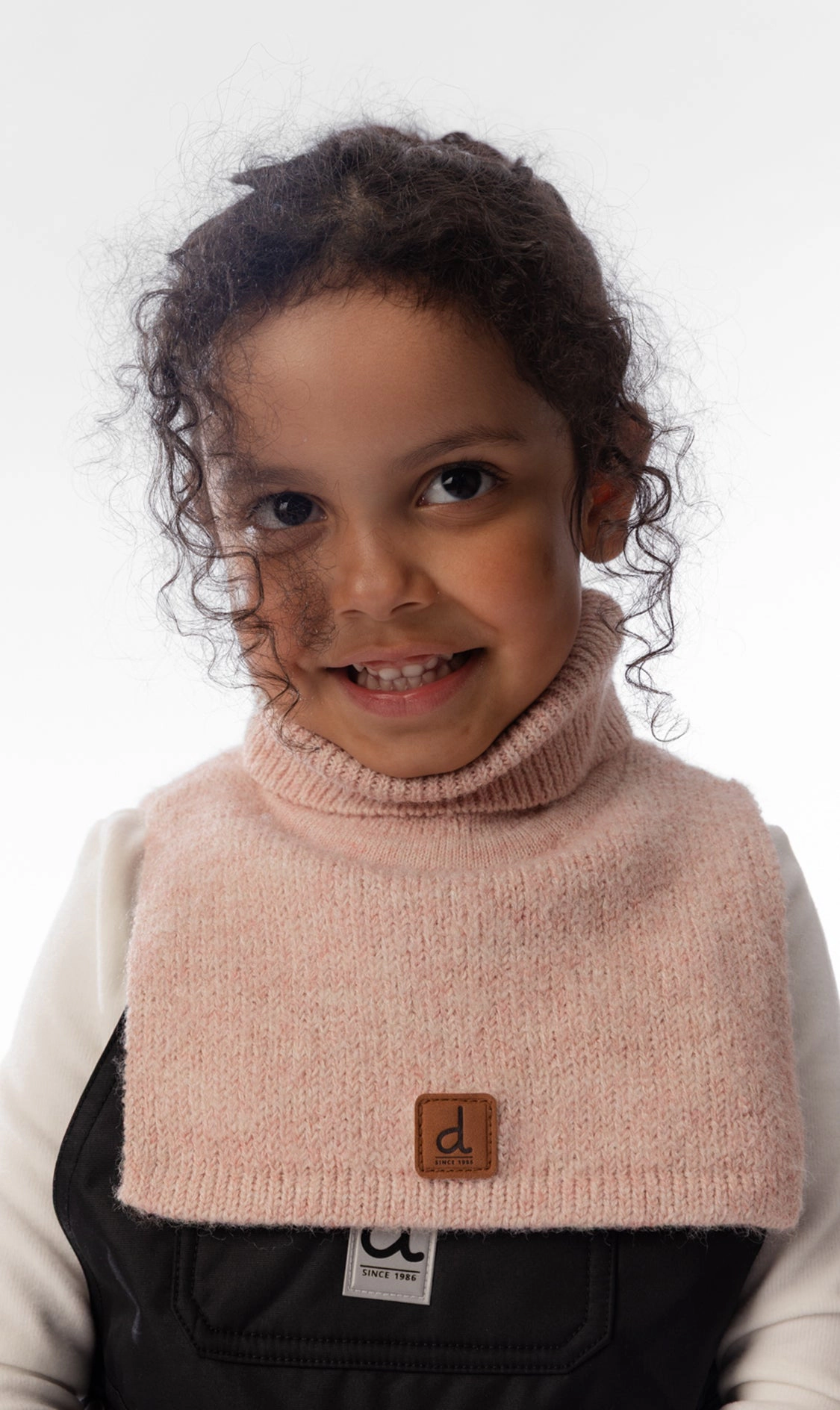 Deux par Deux Girls Double-Layer Knit Turtle Neckwarmer 10-14 Years