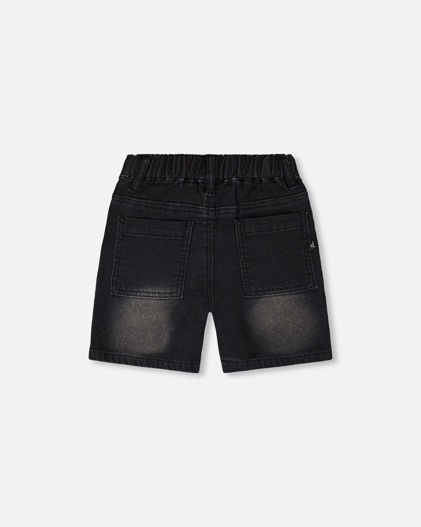 Deux par Boys French Terry Denim Drawstring Shorts