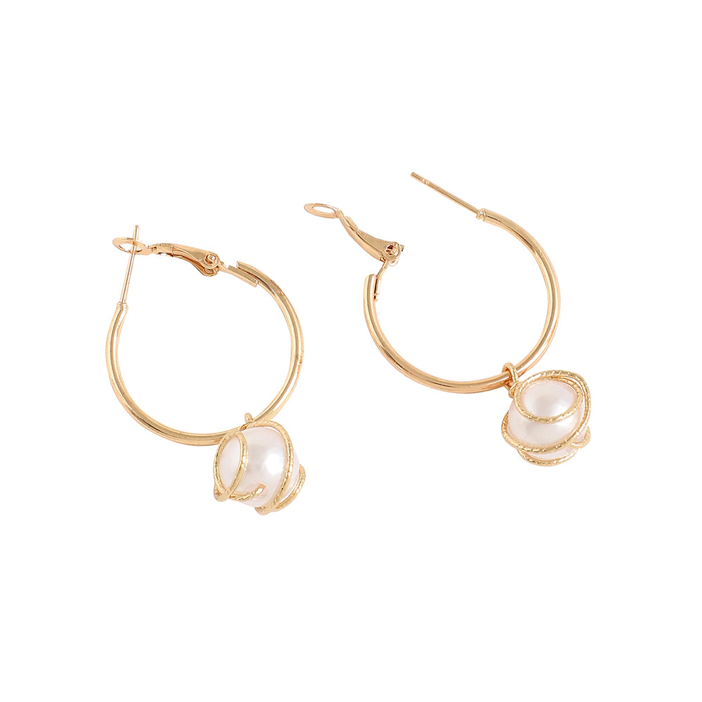 SOHI Women's Snowball Drop Earrings