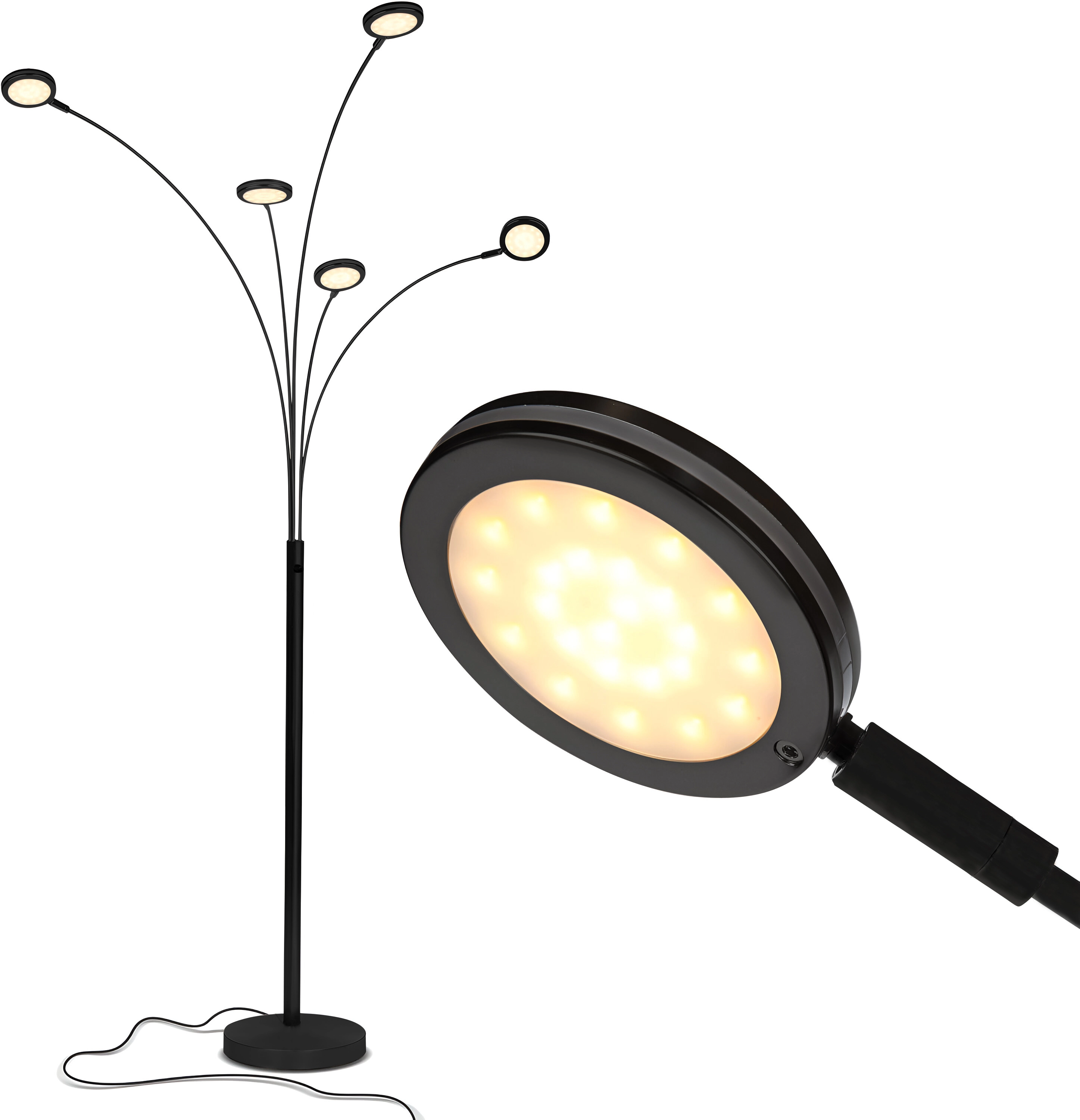 Brightech Orion 5 Arc Tree Floor Lamp