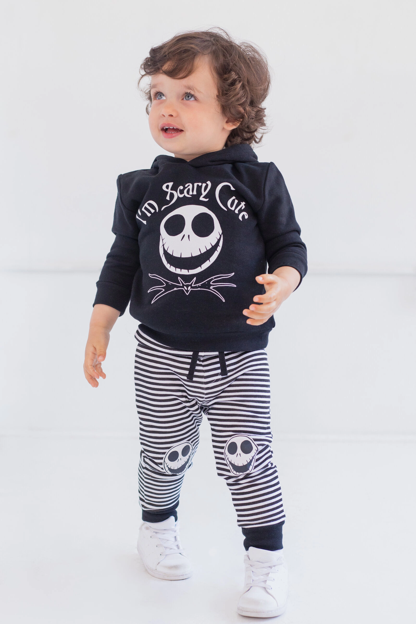 Disney Nightmare Before Christmas Jack Skellington Fleece 2-Piece Hoodie and Pants Set