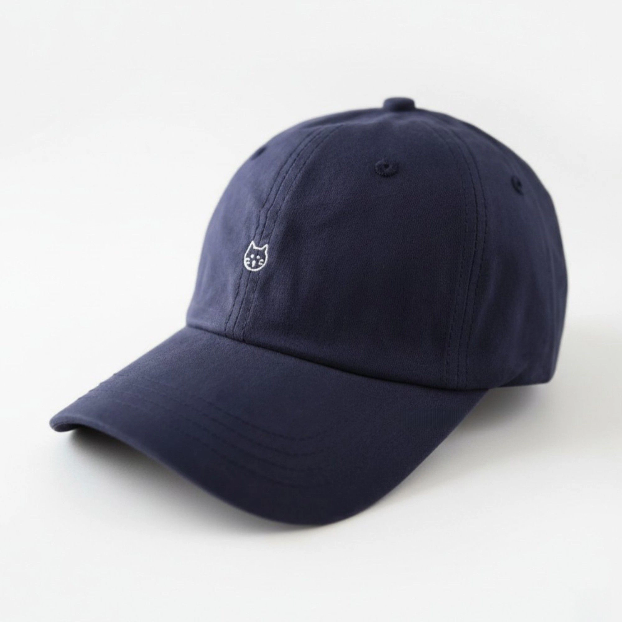 Anna-Kaci Women's Classic Adjustable Baseball Cap with Minimal Cat Embroidery and Curved Brim Design