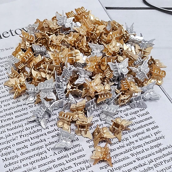 SS Design 50 Piece Mini Butterfly Hair Clips for Women and Girls - JCPenney