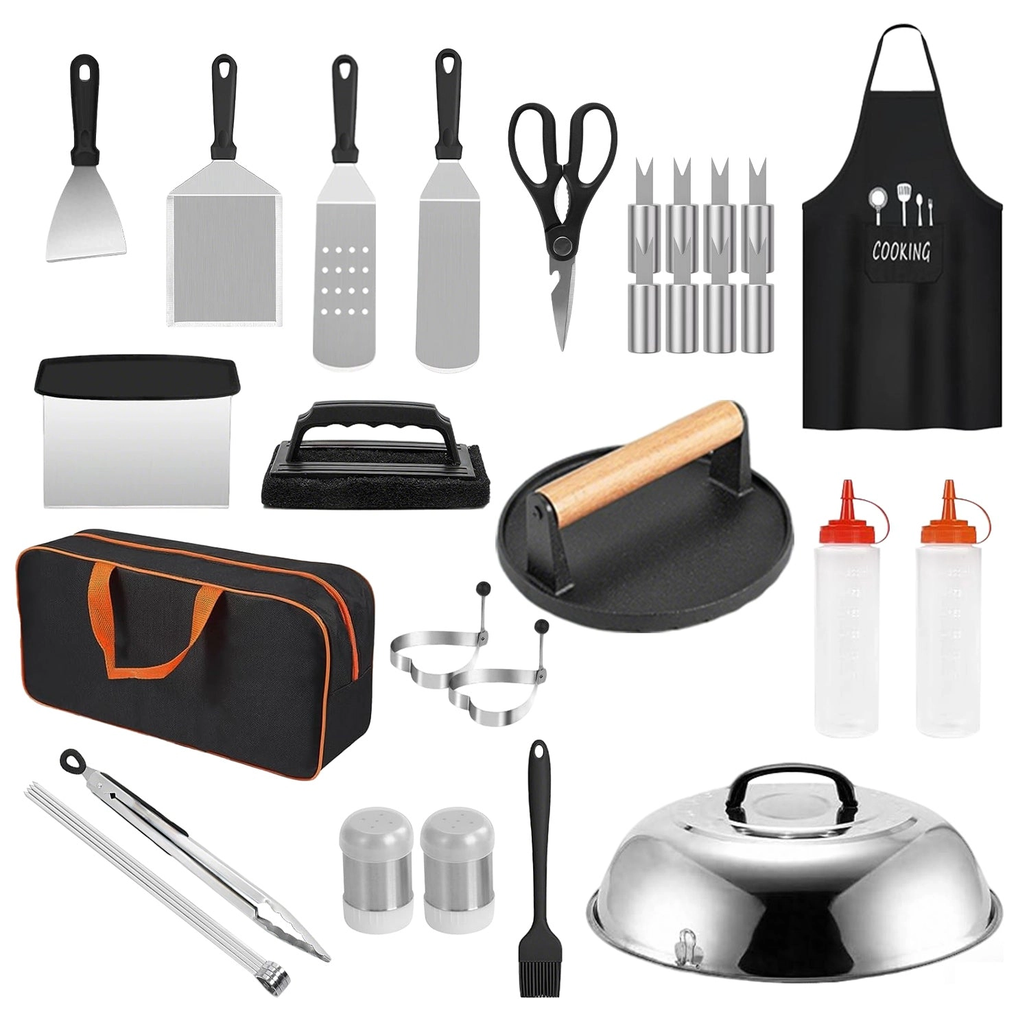 GBruno 31-Piece Griddle Accessories Kit With Bag