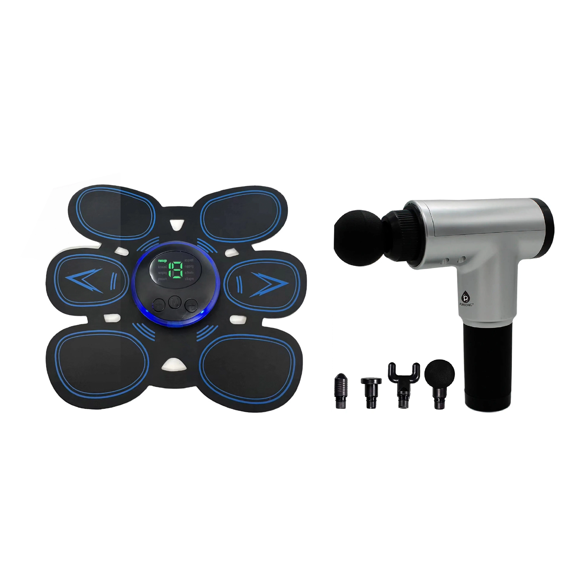 Pursonic Unisex Core Sculpt & Recovery Rechargeable Abdominal