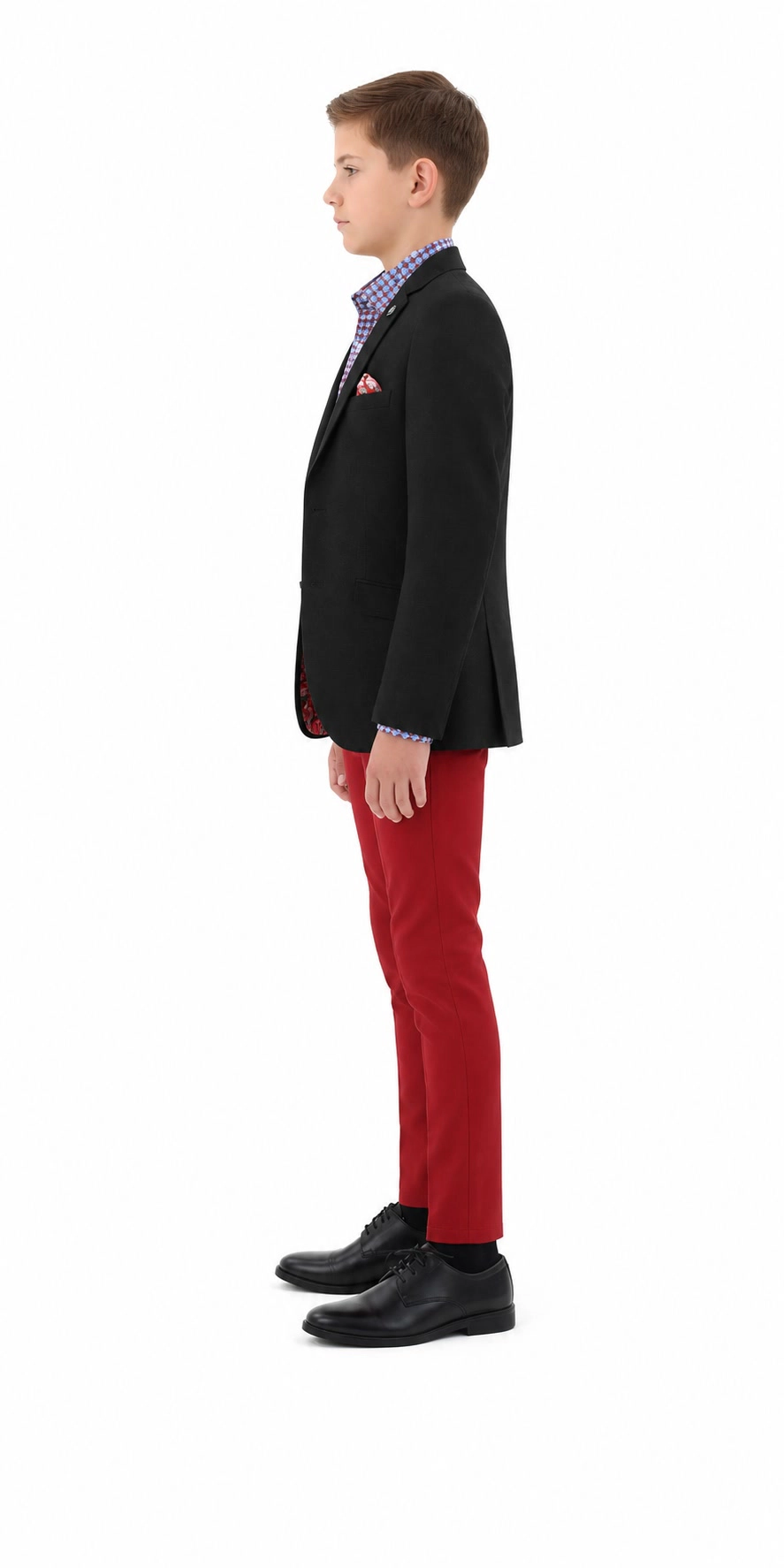 Elie Balleh Boys Slim Fit Clasic Mélange Jacket