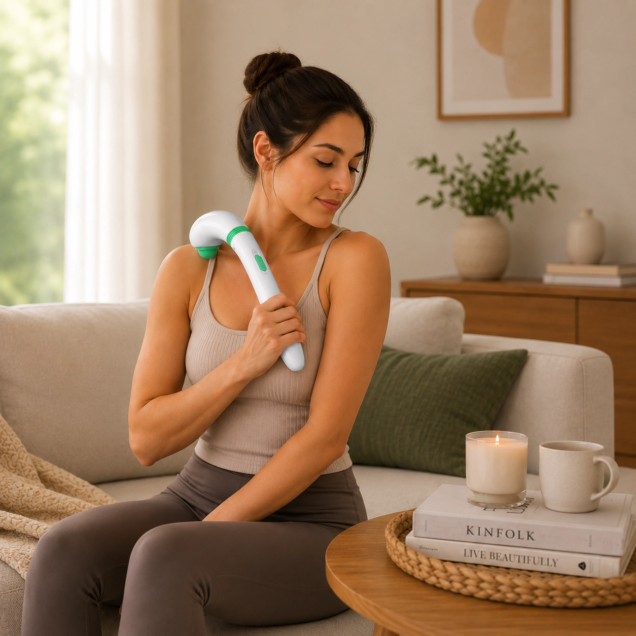 Pursonic Unisex Portable Muscle Relief & Relaxation Massager Handheld Massager