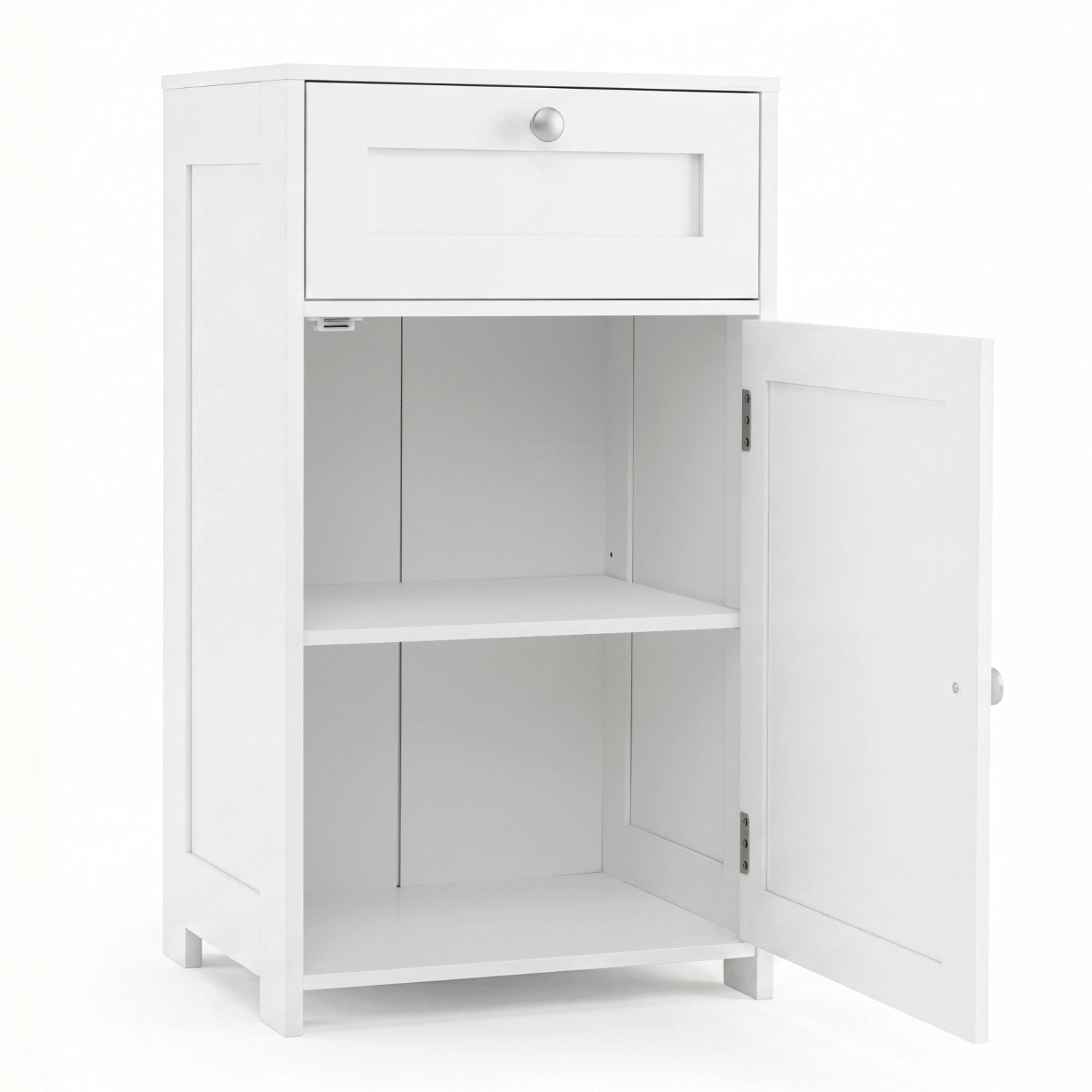 SlickBlue Bathroom Storage Cabinet with Drawer and Adjustable Shelf