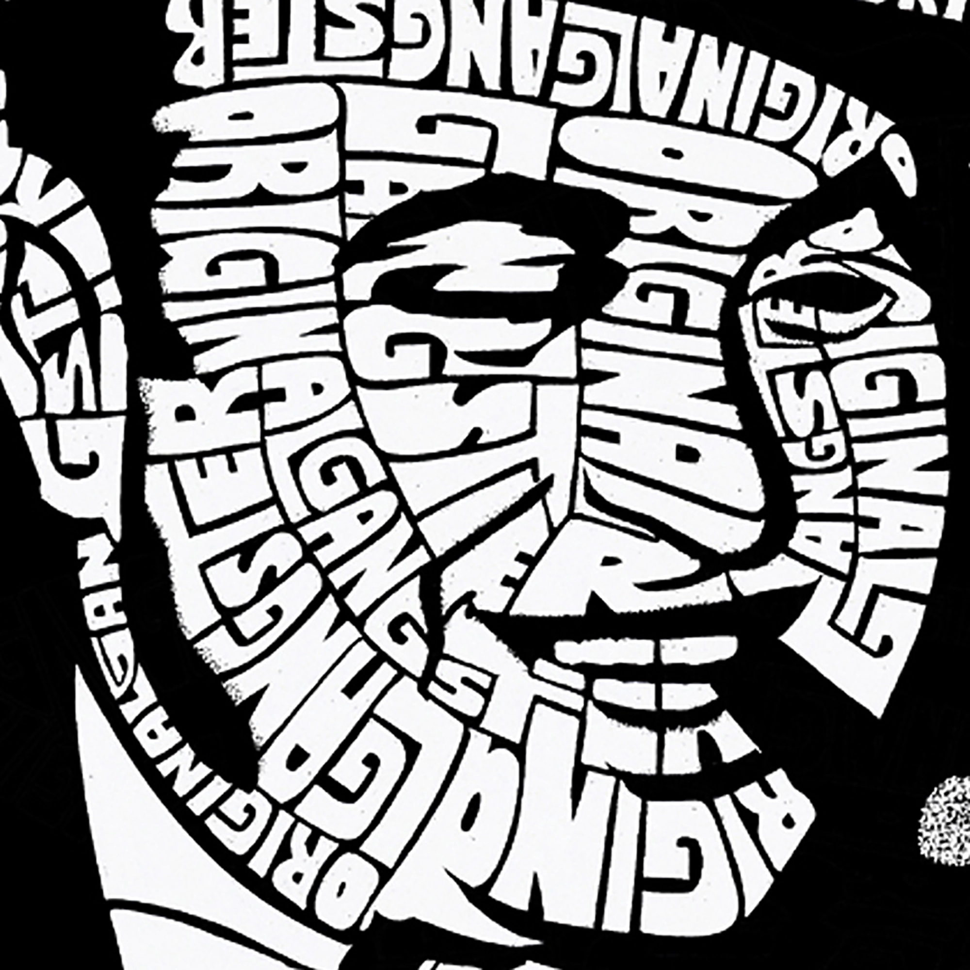 LA Pop Art Men's Word T-Shirt - Al Capone Original Gangster