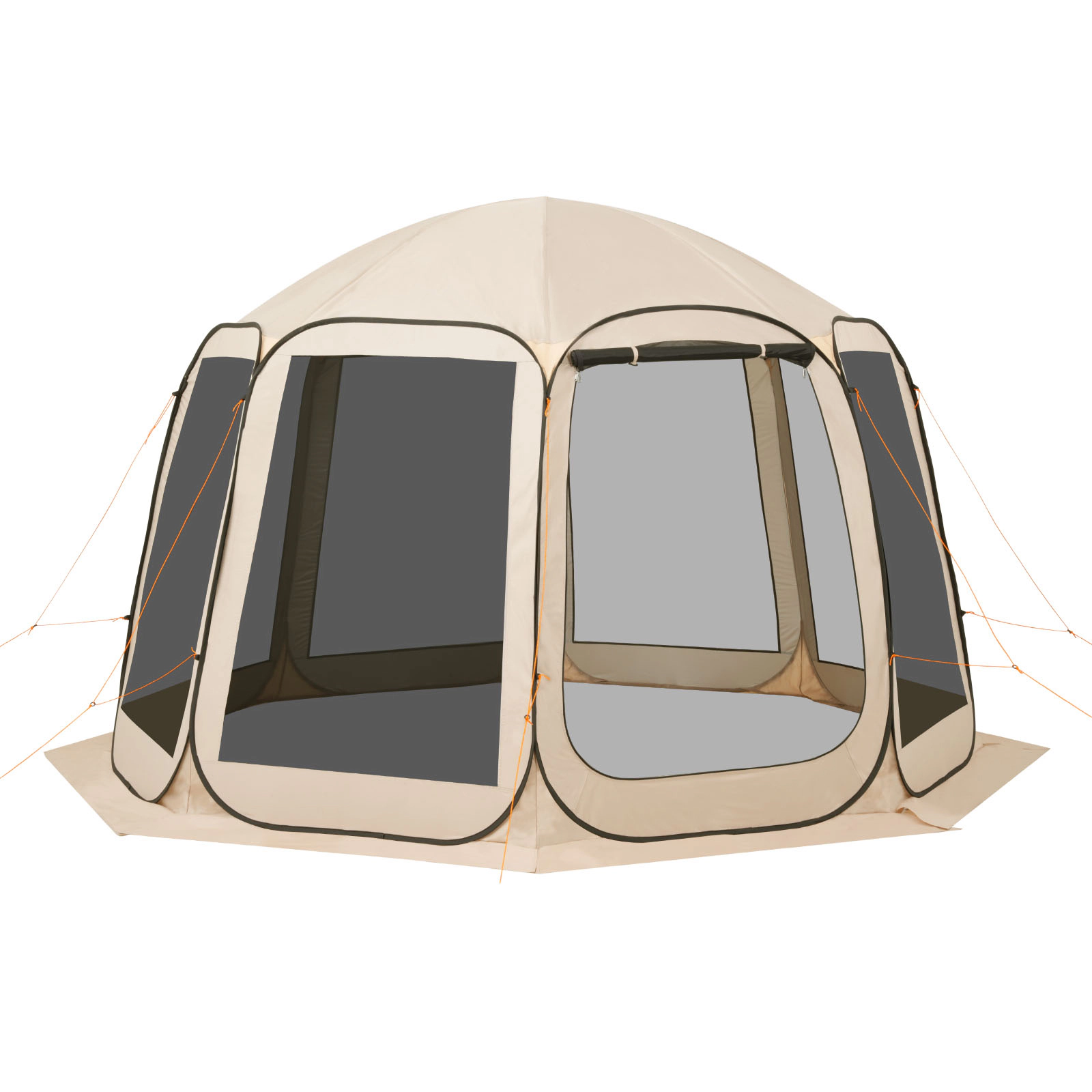 HONGGE Screen House Tent Pop Up Screen Tent Portable Screened in Canopy with Carry Bag Netting Sides Ground Stakes for