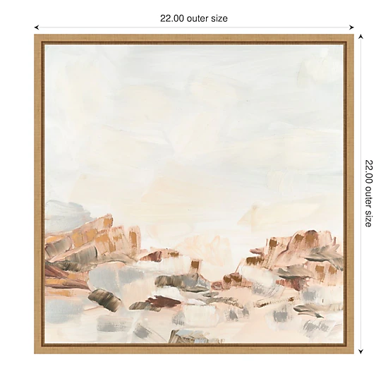 Amanti Art Liquid Sands I by June Erica Vess Framed Canvas Wall Art ...