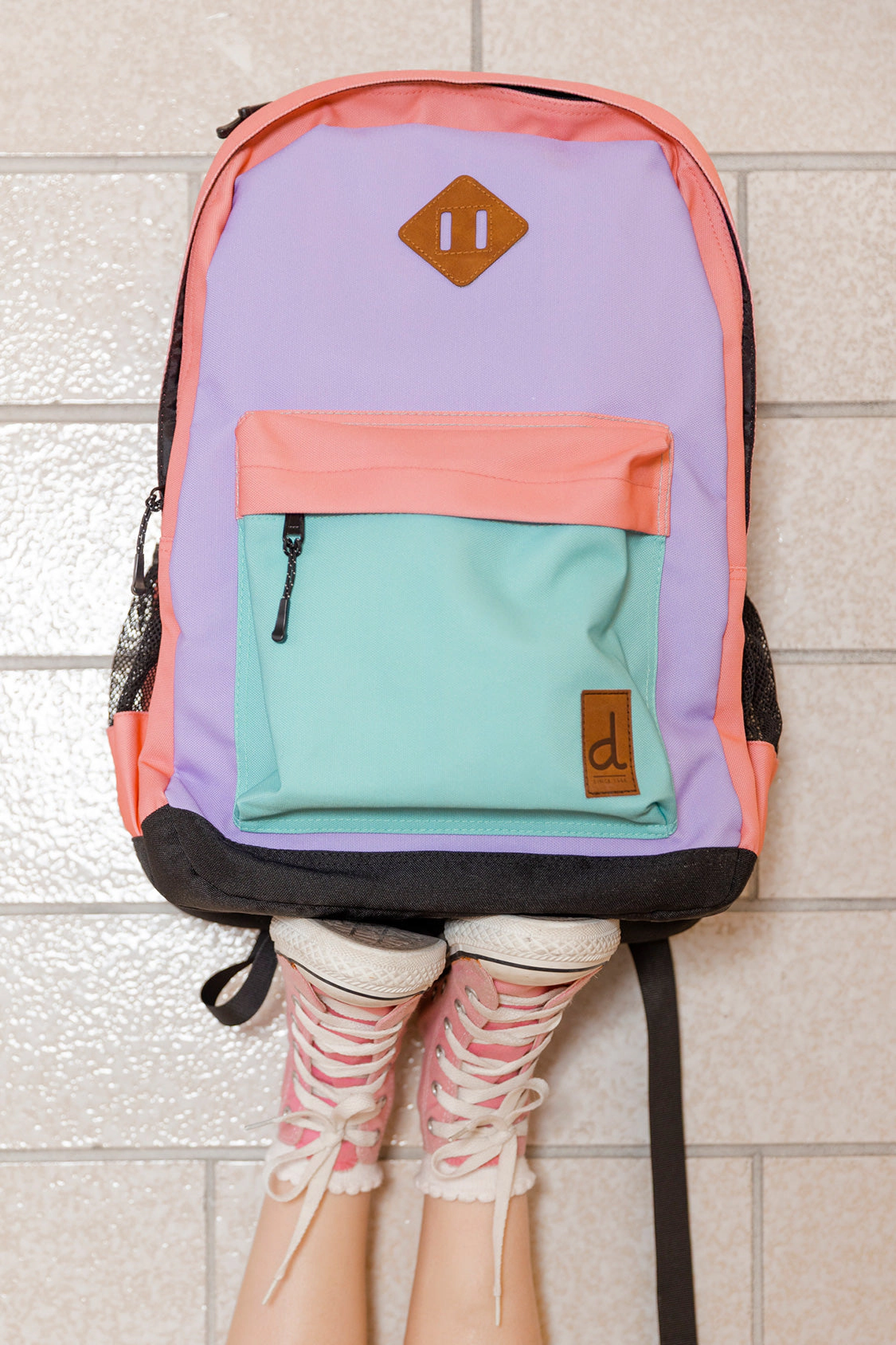 Deux par Deux Boys Color-Block Two-Compartment Backpack with Padded Laptop Sleeve