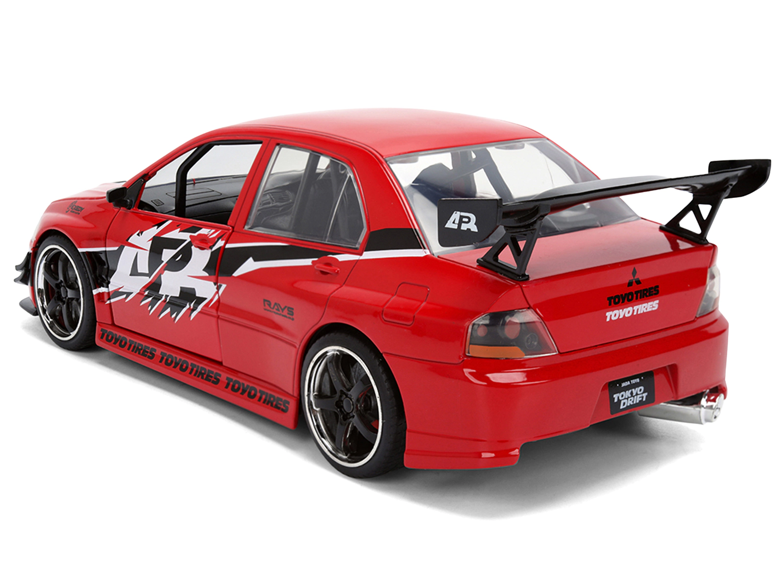 Jada Sean's Mitsubishi Lancer Evolution IX RHD (Right Hand Drive) Red with Graphics "The Fast and the Furious