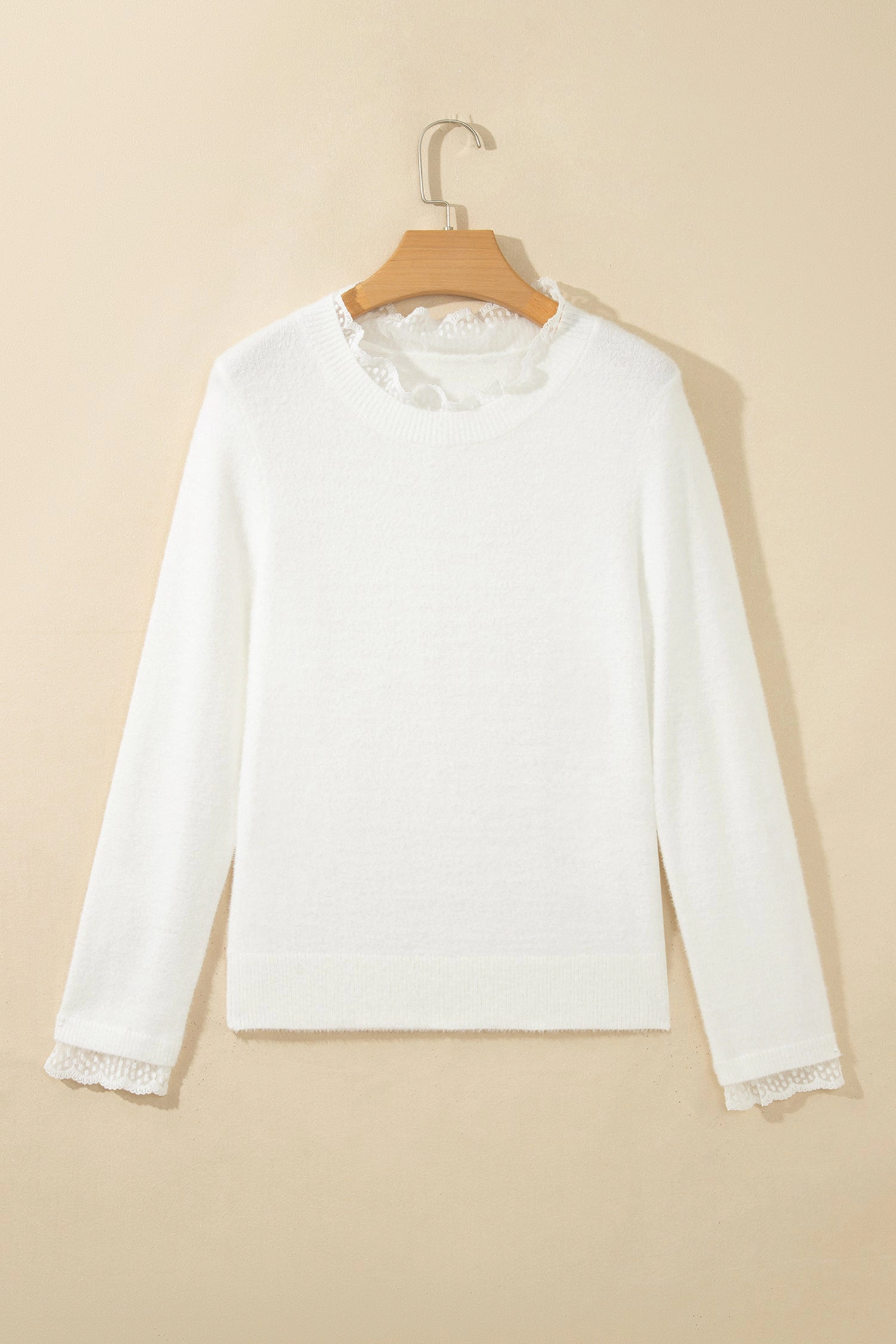 Threaded Pear Tracy Sleeve Pullover Sweater Long Top