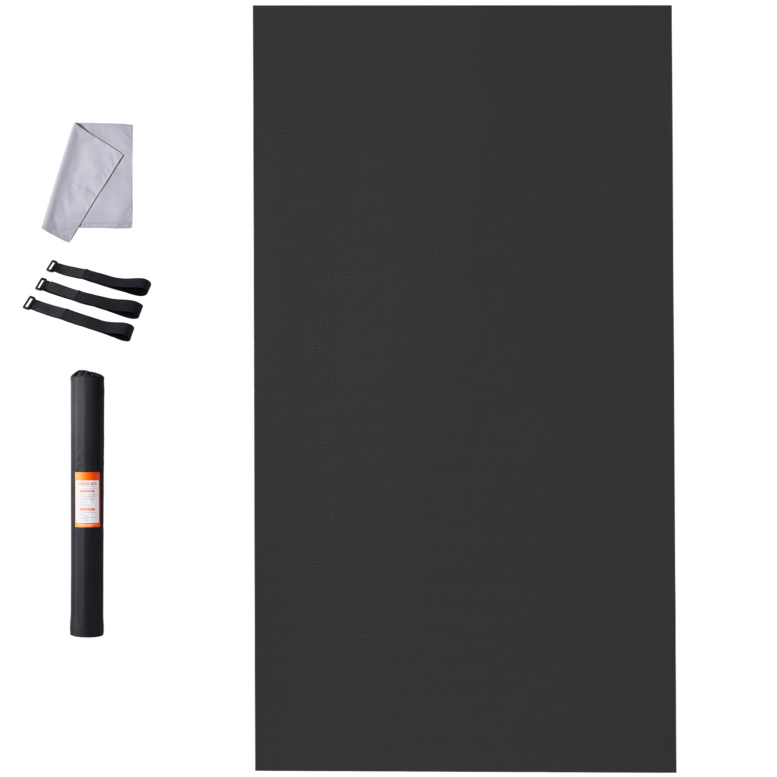 HONGGE Oversized Non-Slip Yoga Mat, 10x6 ft PVC Exercise Mat for 3-4 People, Home Gym Workout Mat with Bag