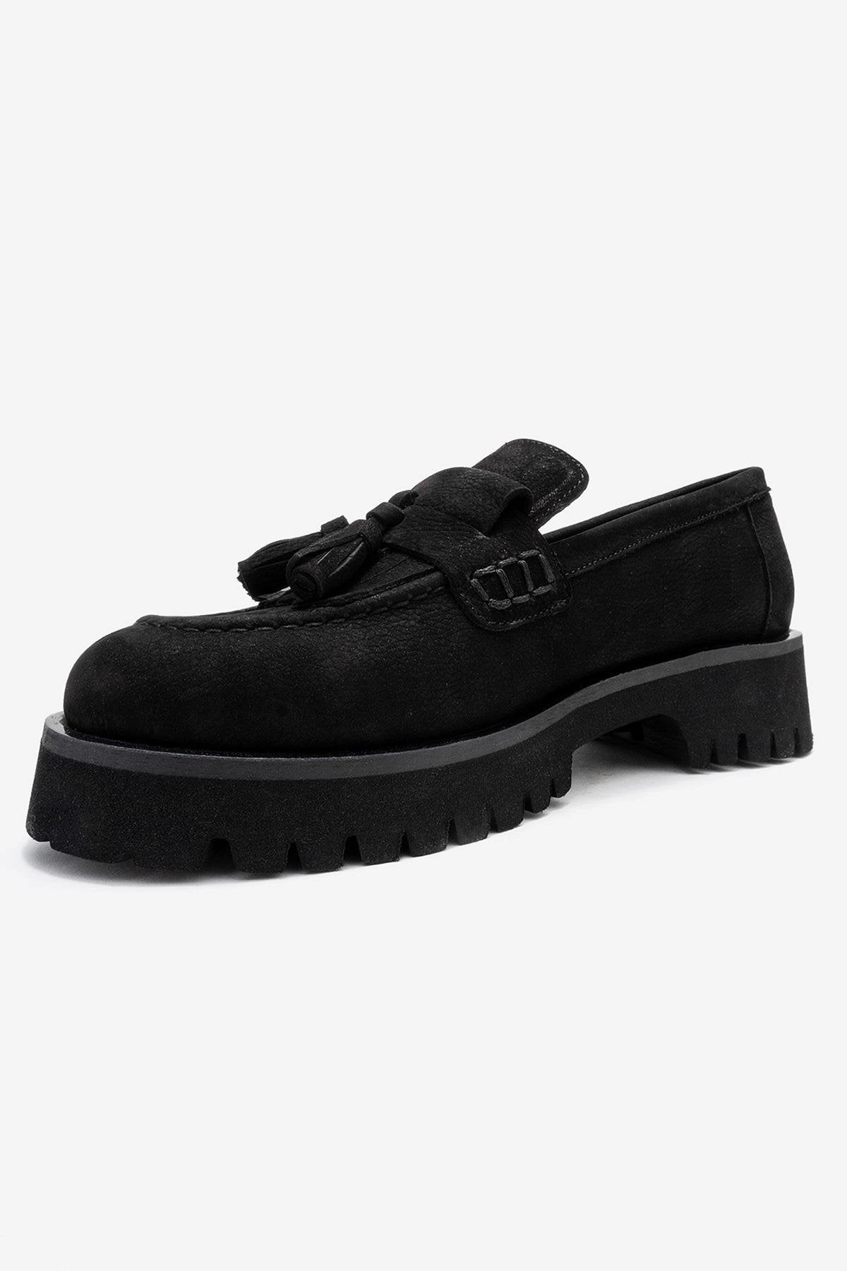 Forever & Always Womens Poen Leather Tassel Loafer