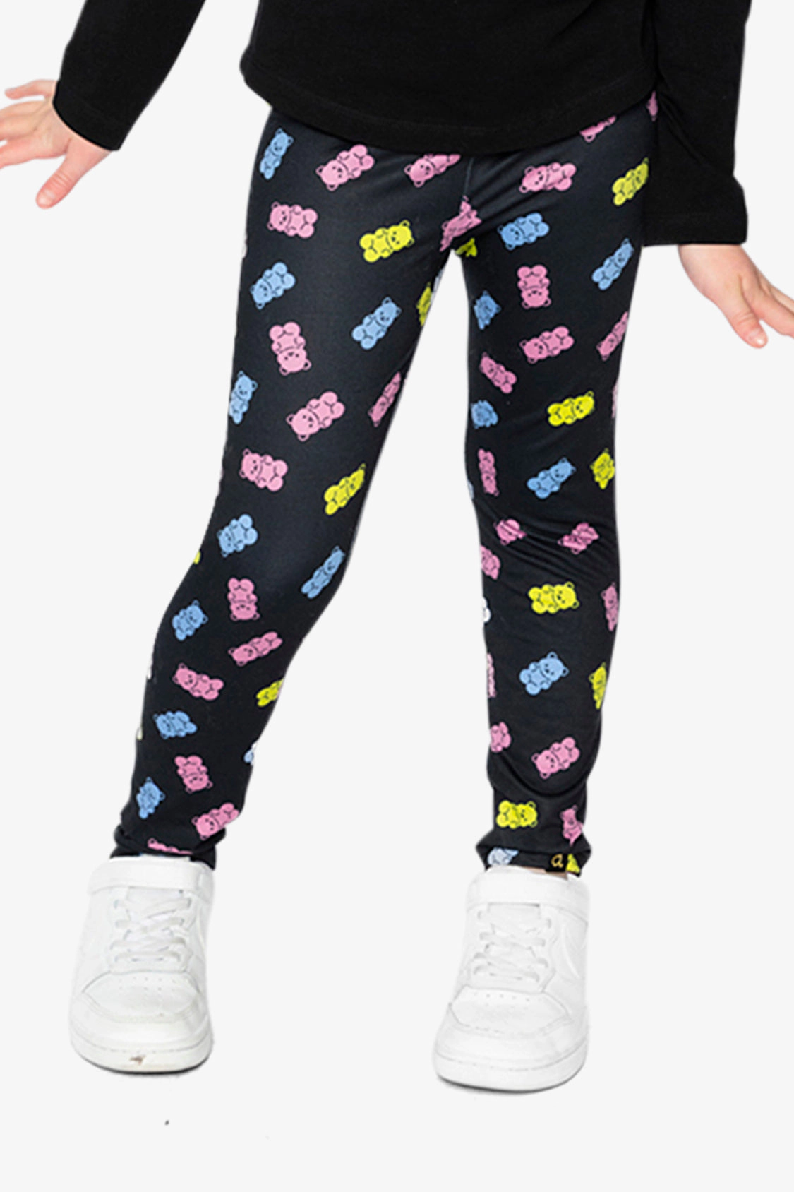 Deux par Girls Gummy Bear Print Elastic-Waist Jersey Leggings
