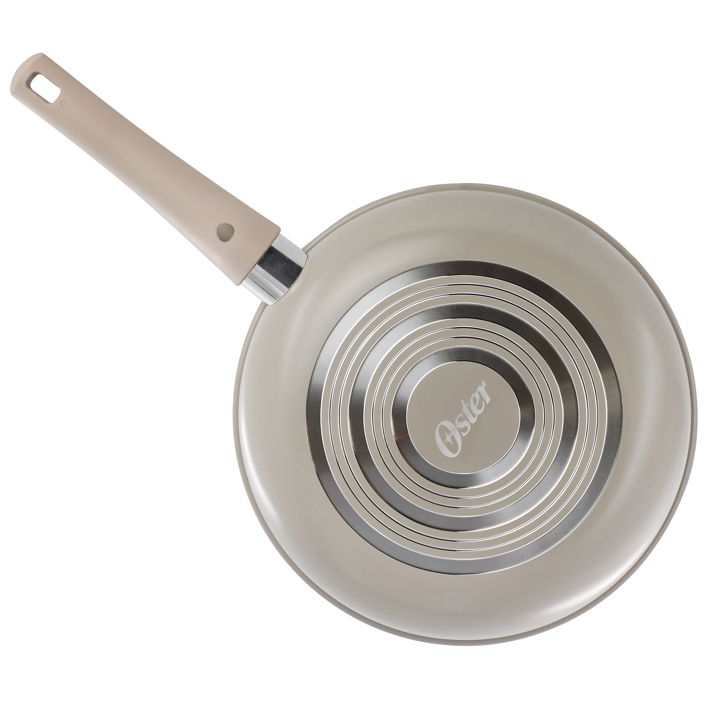 Oster Sutterville Choice Inch Ceramic Nonstick Frying Pan in Beige