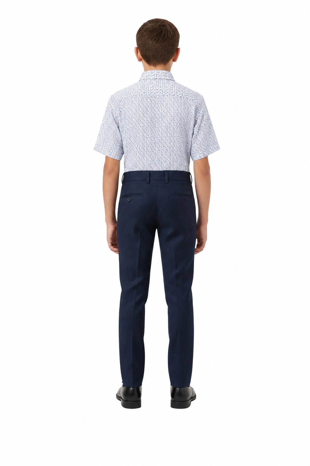 Elie Balleh Boys Slim Fit Printed Button-Down Shirt