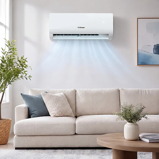 LJG Lithzen 12000 BTU 208-230V 17 SEER2 Mini Split Air Conditioner and Heater WiFi Enabled