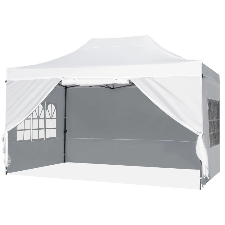 Hivvago 10 X 14 FT Pop up Canopy Tent Outdoor Patio Commercial Sunshade Shelter