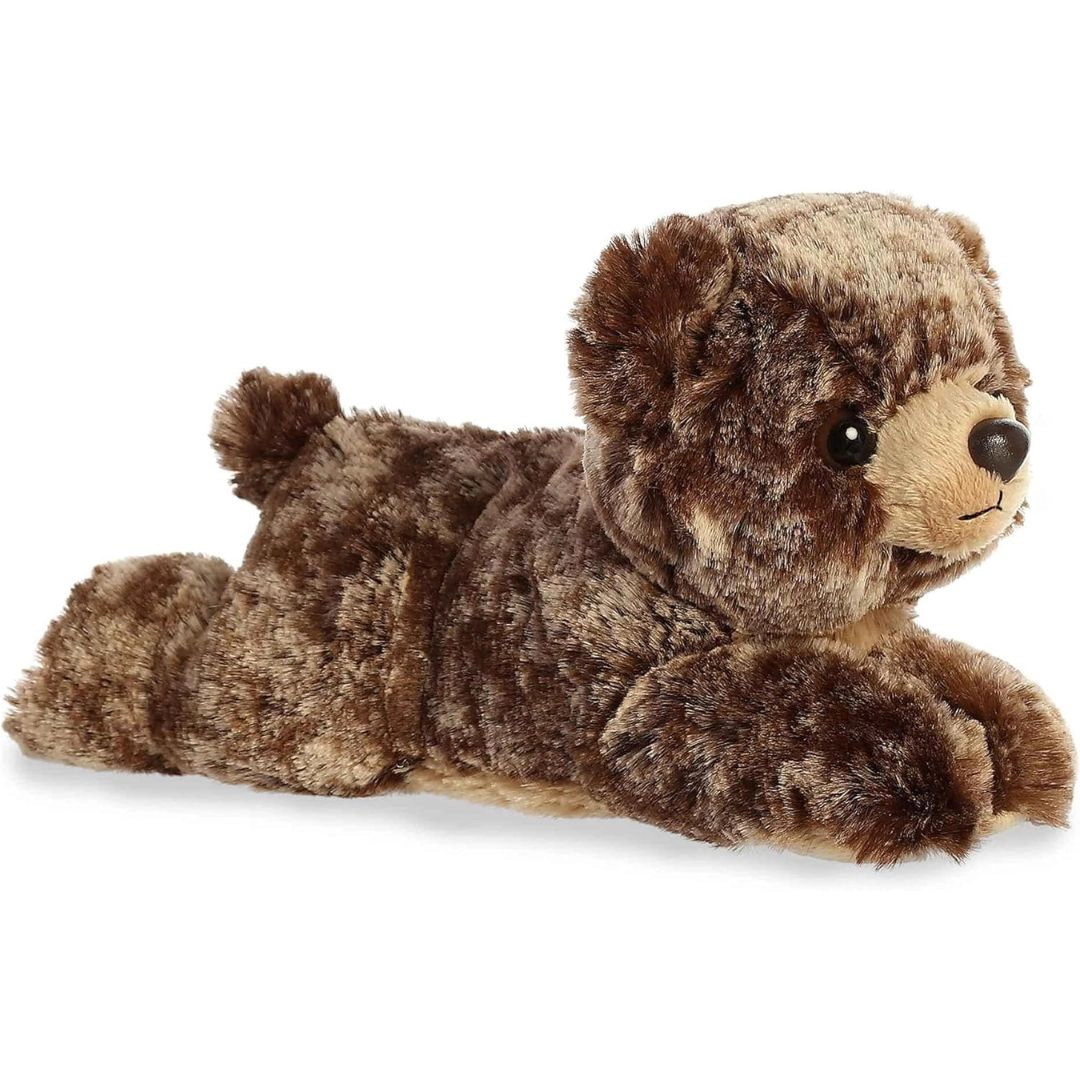 Aurora Mini Flopsie Brownie Bear 8-Inch Stuffed Animal Plush