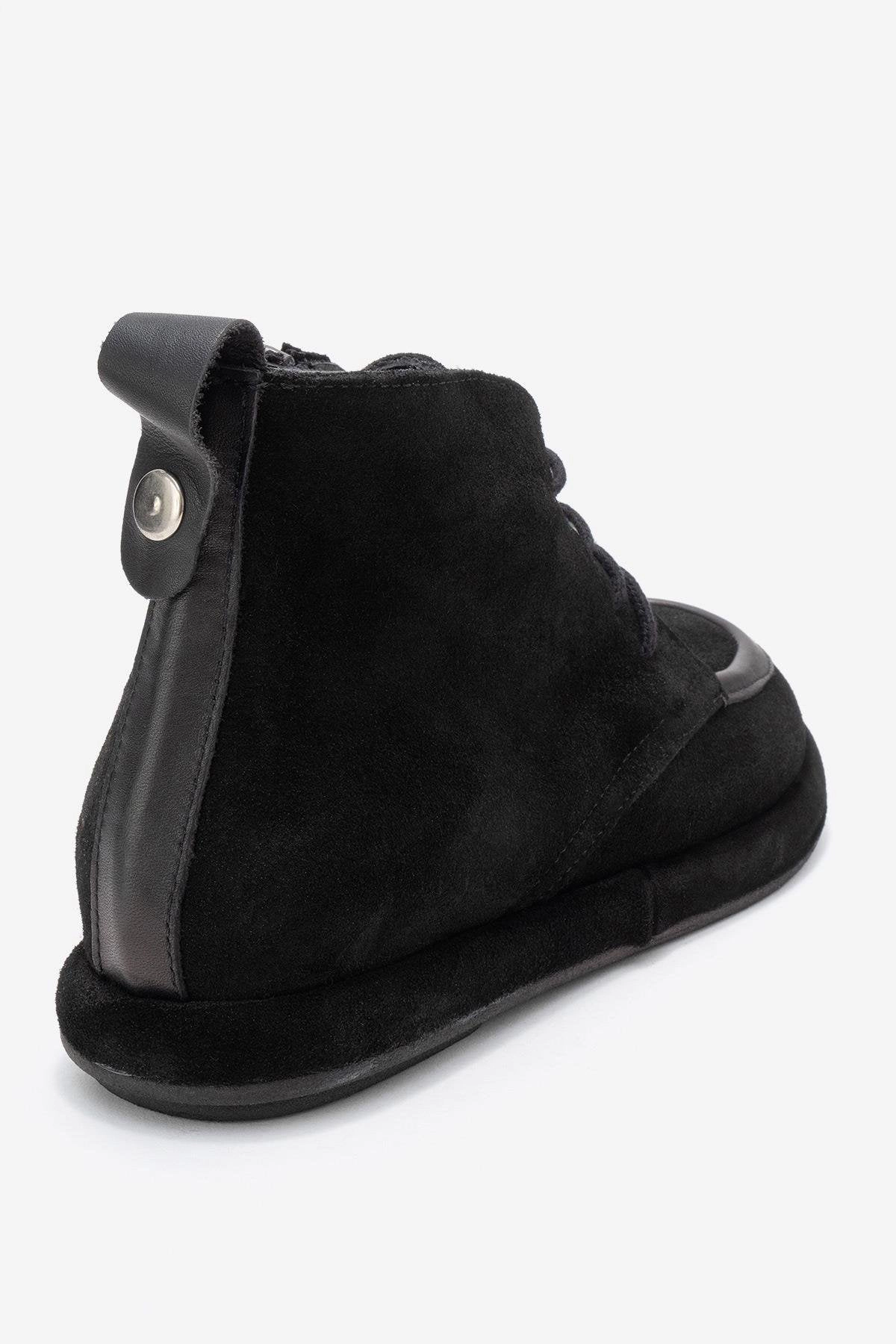 Forever & Always Womens Martas Leather Zip Boot