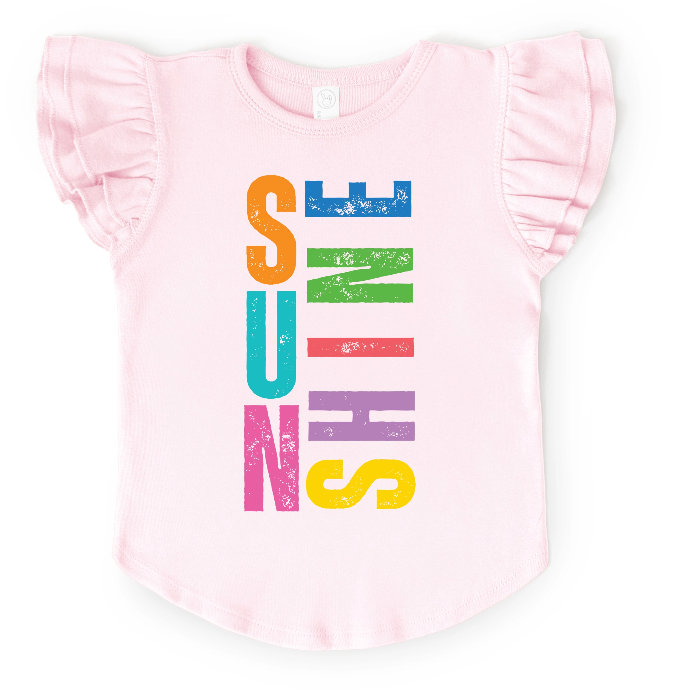 The Juniper Shop - Sunshine Colorful Tall Flutter Sleeve Graphic T-Shirt