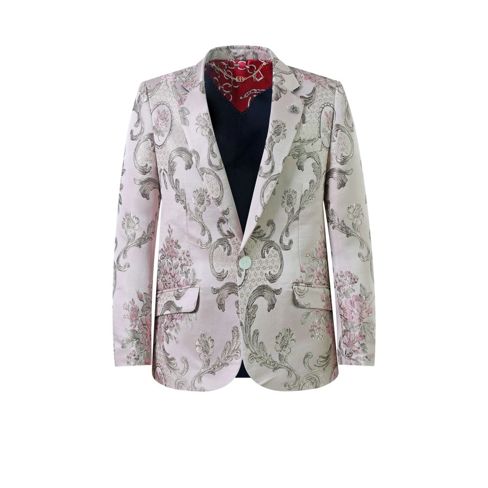 Elie Balleh Boys Slim Fit Modern Sports Coat