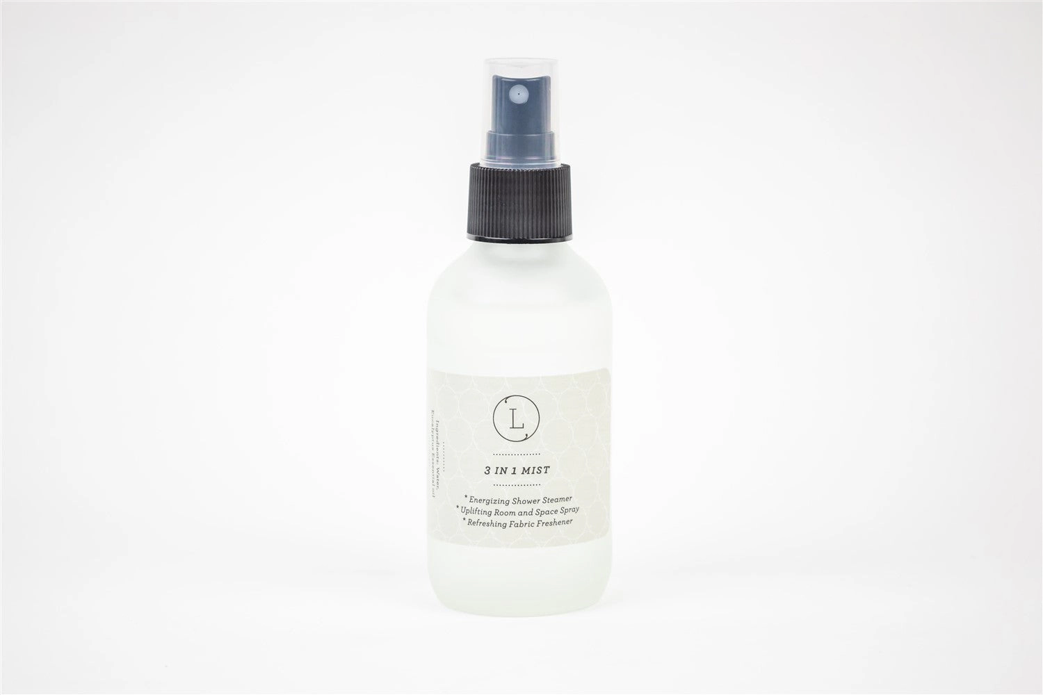 Lizush  Eucalyptus Mist 3-in-1 Home Spray - 4 oz frosted glass, Room Spray Fabric Freshener Shower Steamer