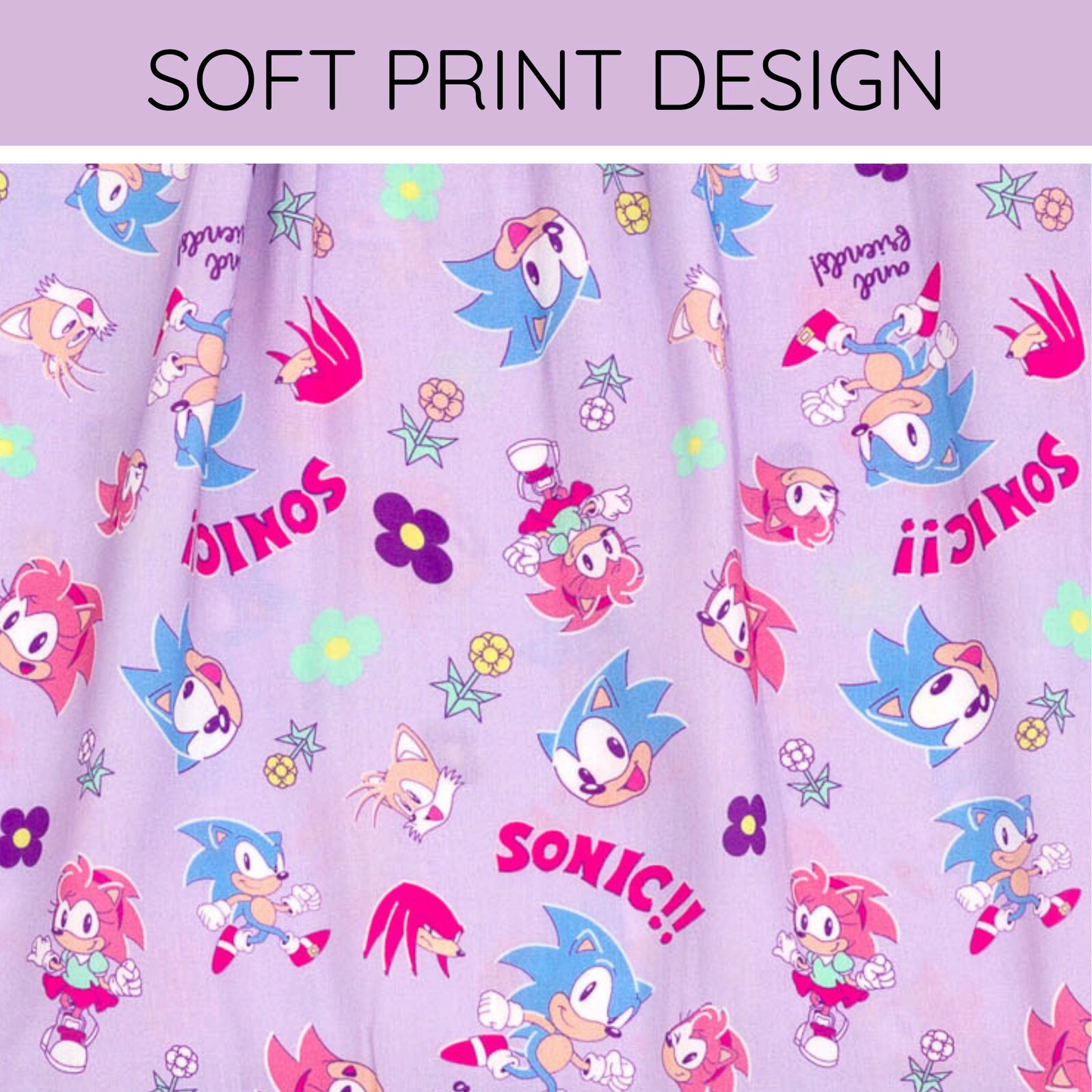 SEGA Sonic the Hedgehog Girls' Sleeveless Dress
