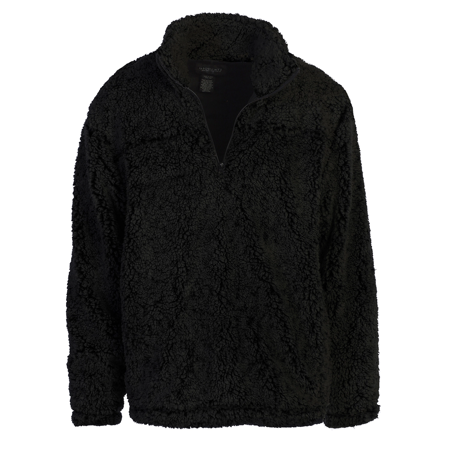 Gioberti Men's Super Soft Sherpa 1/4 Zip Pullover Sweater