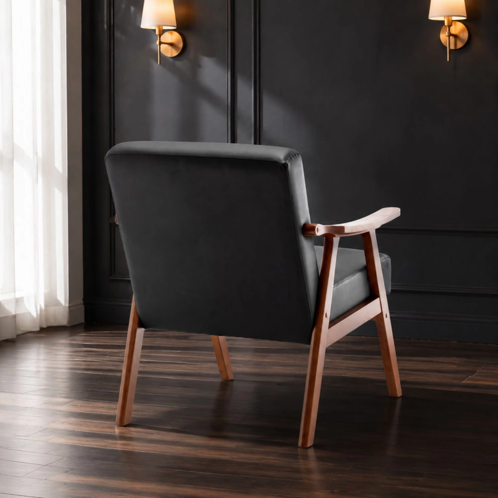GOODSILO Upholstered Velvet Accent Chair Stylish Durable Seating