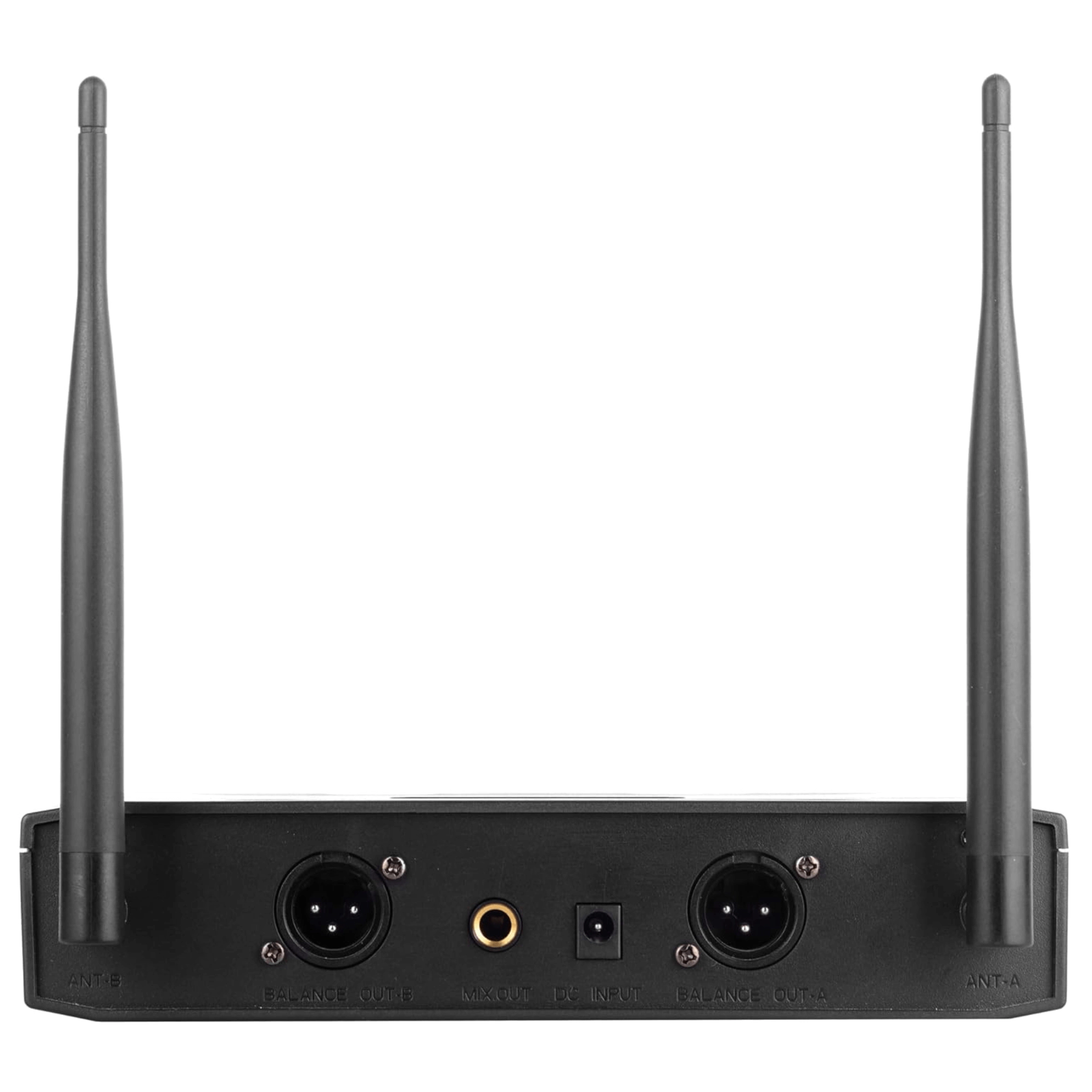 Supersonic VHF Dual Professional Wireless Microphone with Carry Case