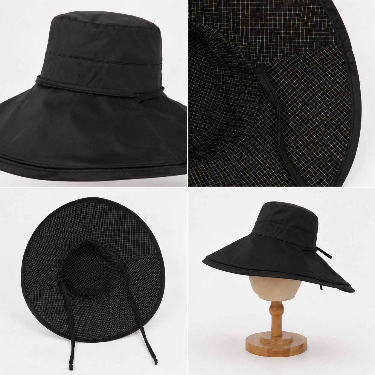 Anna-Kaci Womens Reversible Wide Brim Sun Hat Adjustable Chin Strap UV Protection Summer