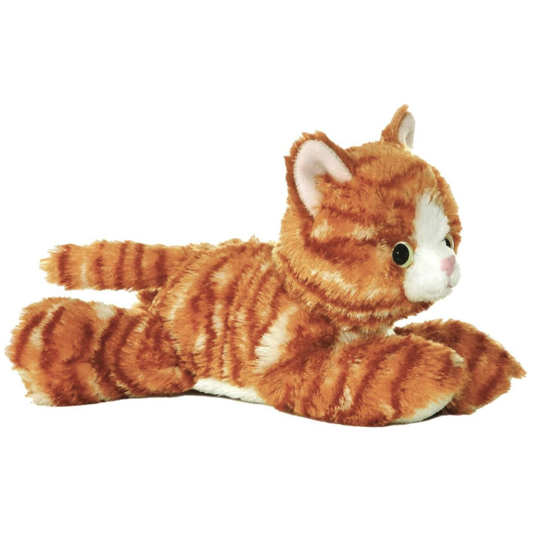 Aurora Mini Flopsie Molly Ginger Tabby Cat 8-Inch Stuffed Animal Plush